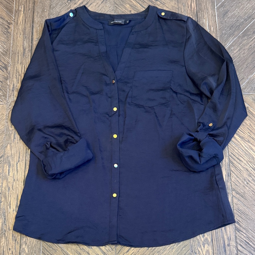 The Limited Navy Women’s Blouse - Size Medium